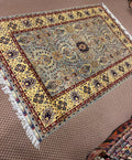 Mahal – Slate Blue & Gold Medallion