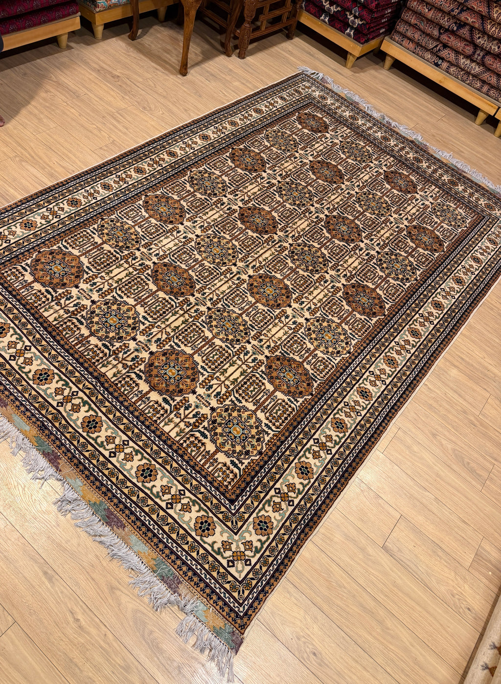 Bokhara – Ivory & Taupe Tree Medallion