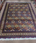 Afghan Mauri — Multicolour Hexagon Panel Field