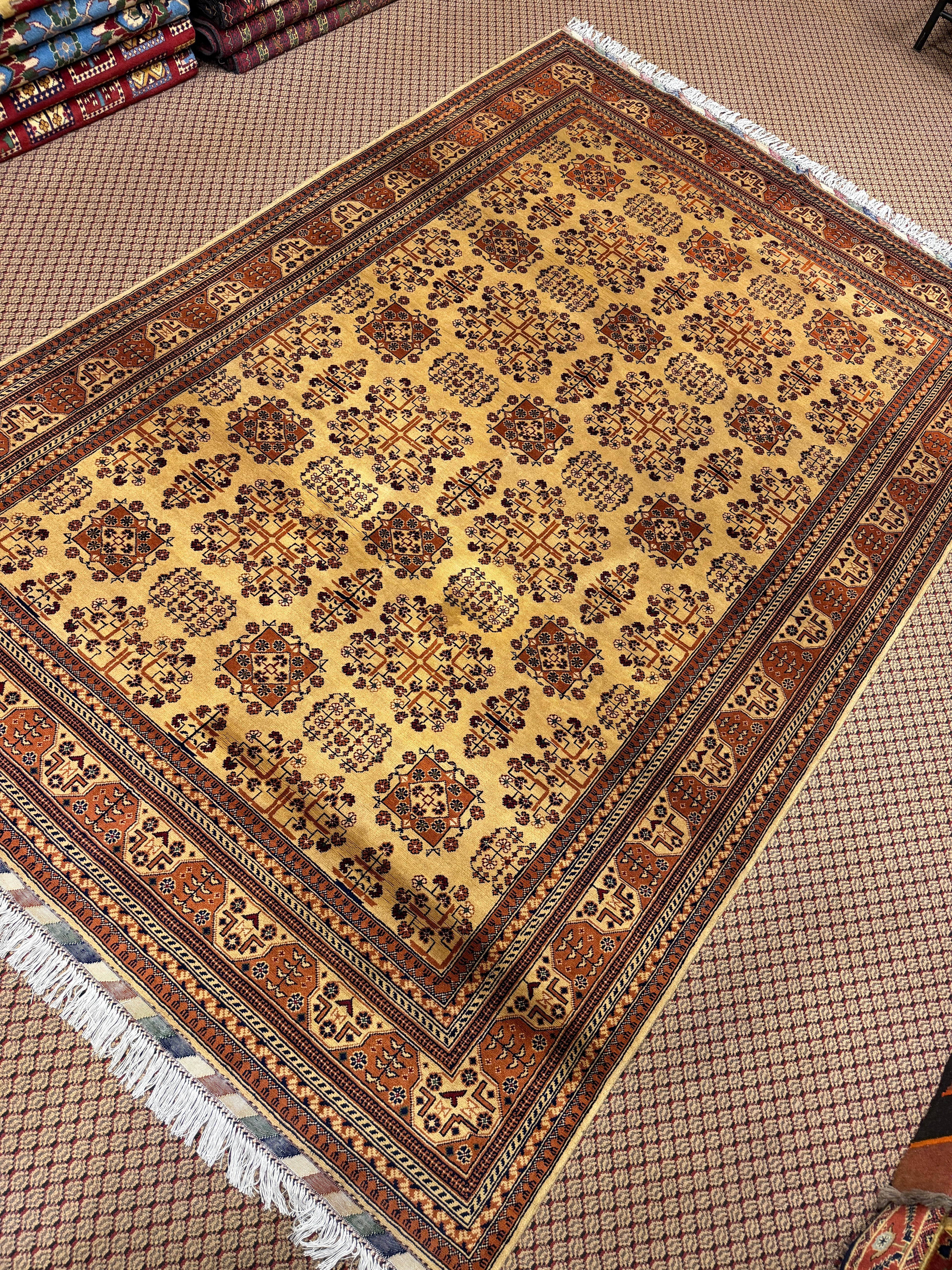 Beshir – Gold & Rust Tree Medallion