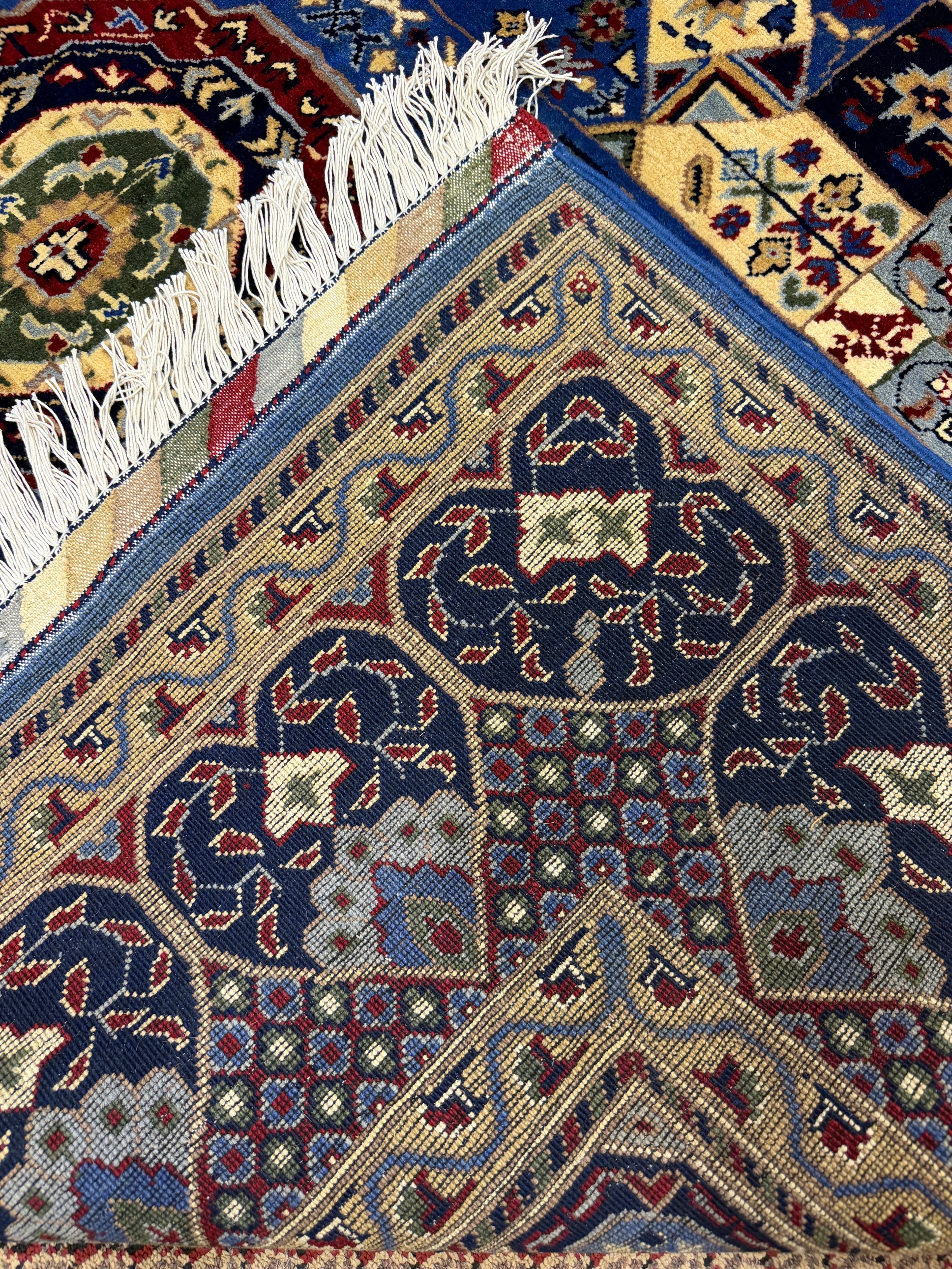 Khotan – Royal Blue Star Medallion Compartment