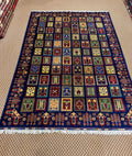 Baghi – Navy Multicolor Garden Panel