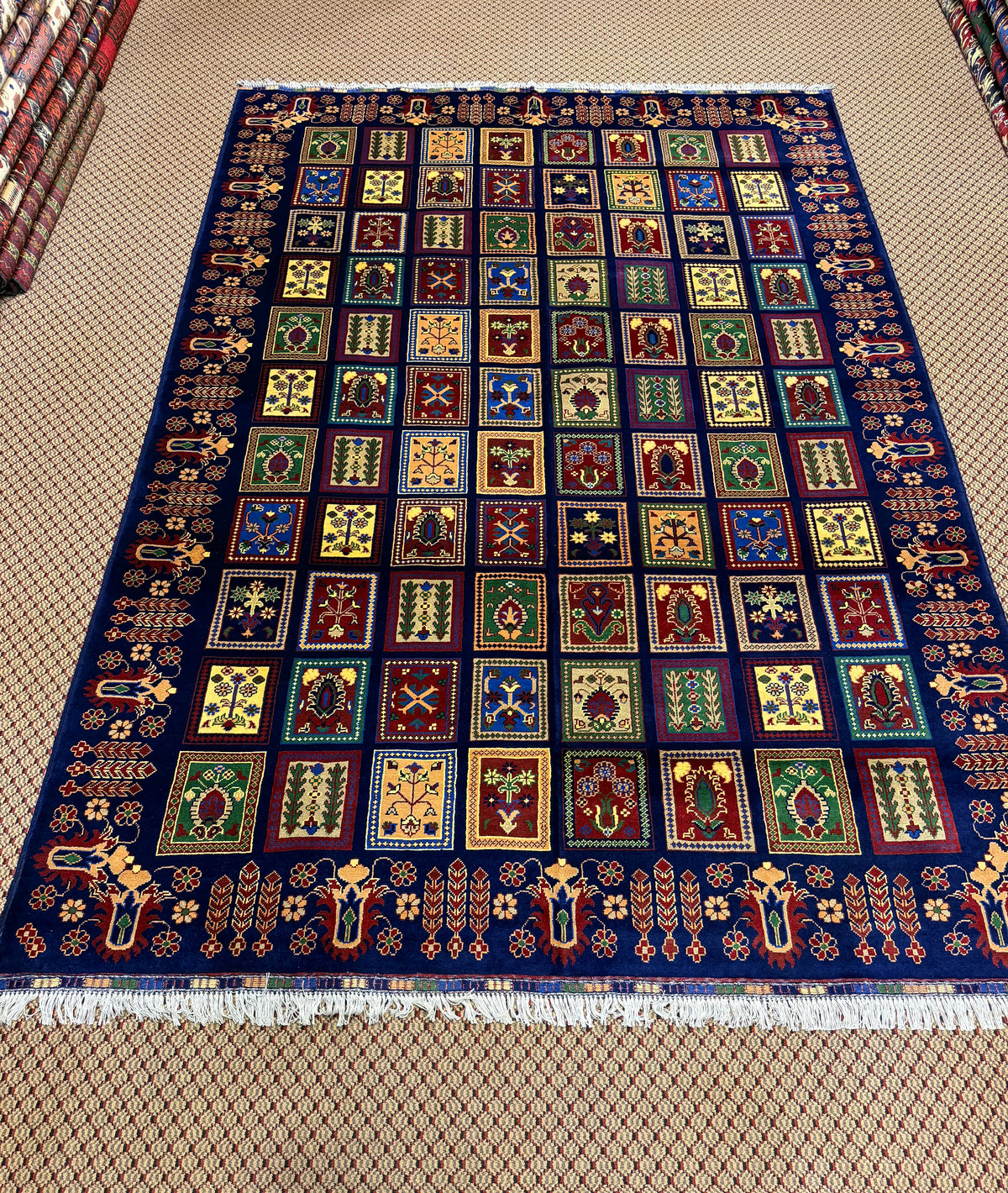 Baghi – Navy Multicolor Garden Panel
