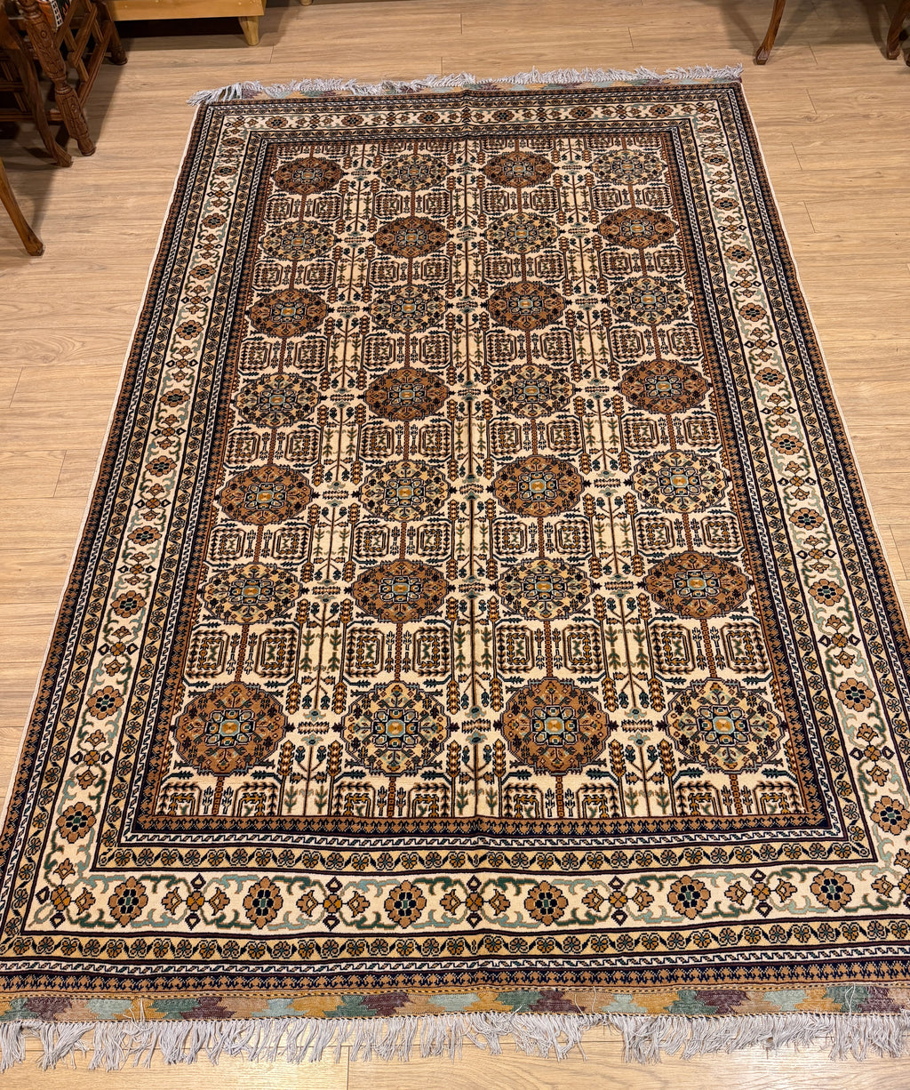 Bokhara – Ivory & Taupe Tree Medallion