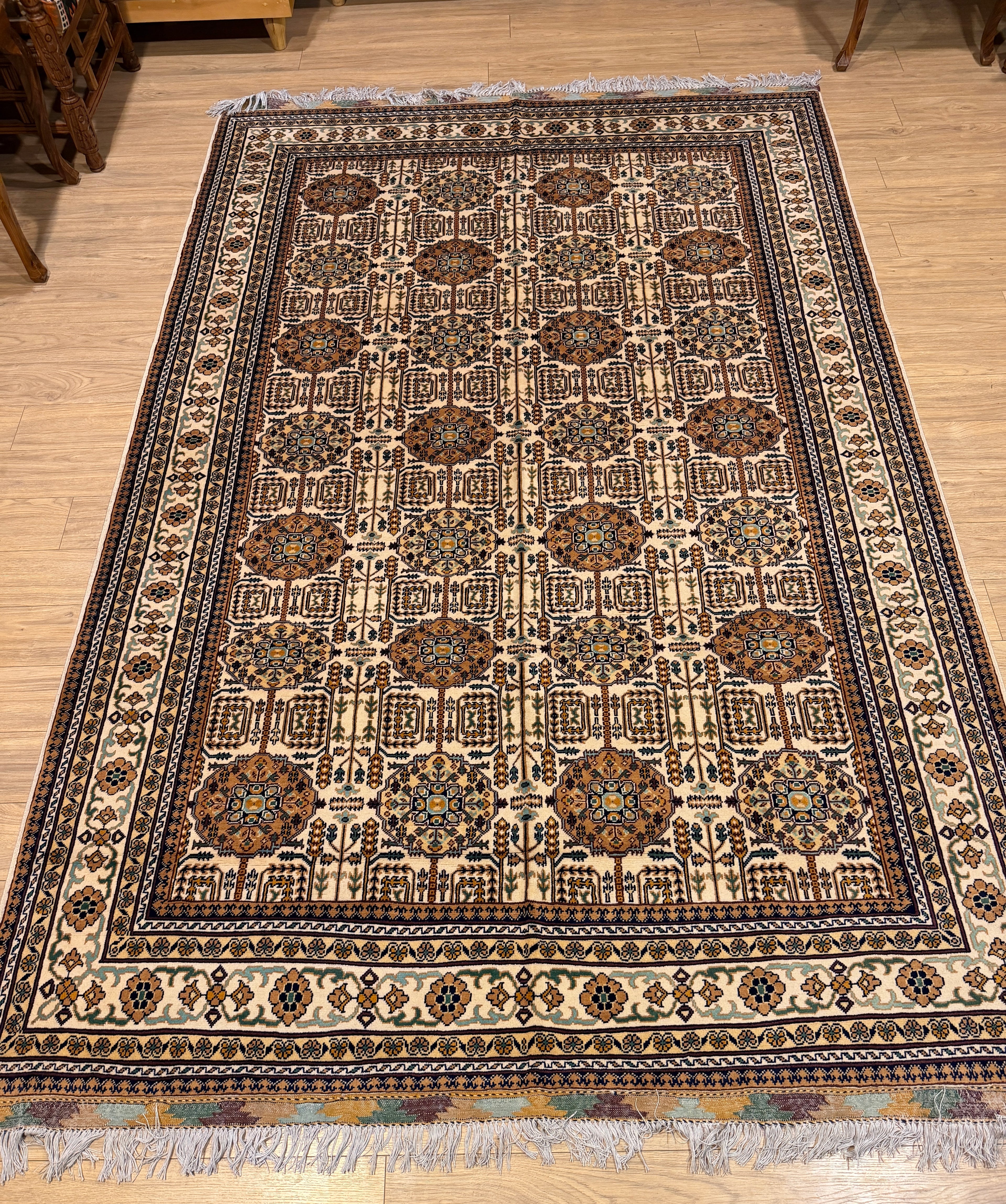 Bokhara – Ivory & Taupe Tree Medallion