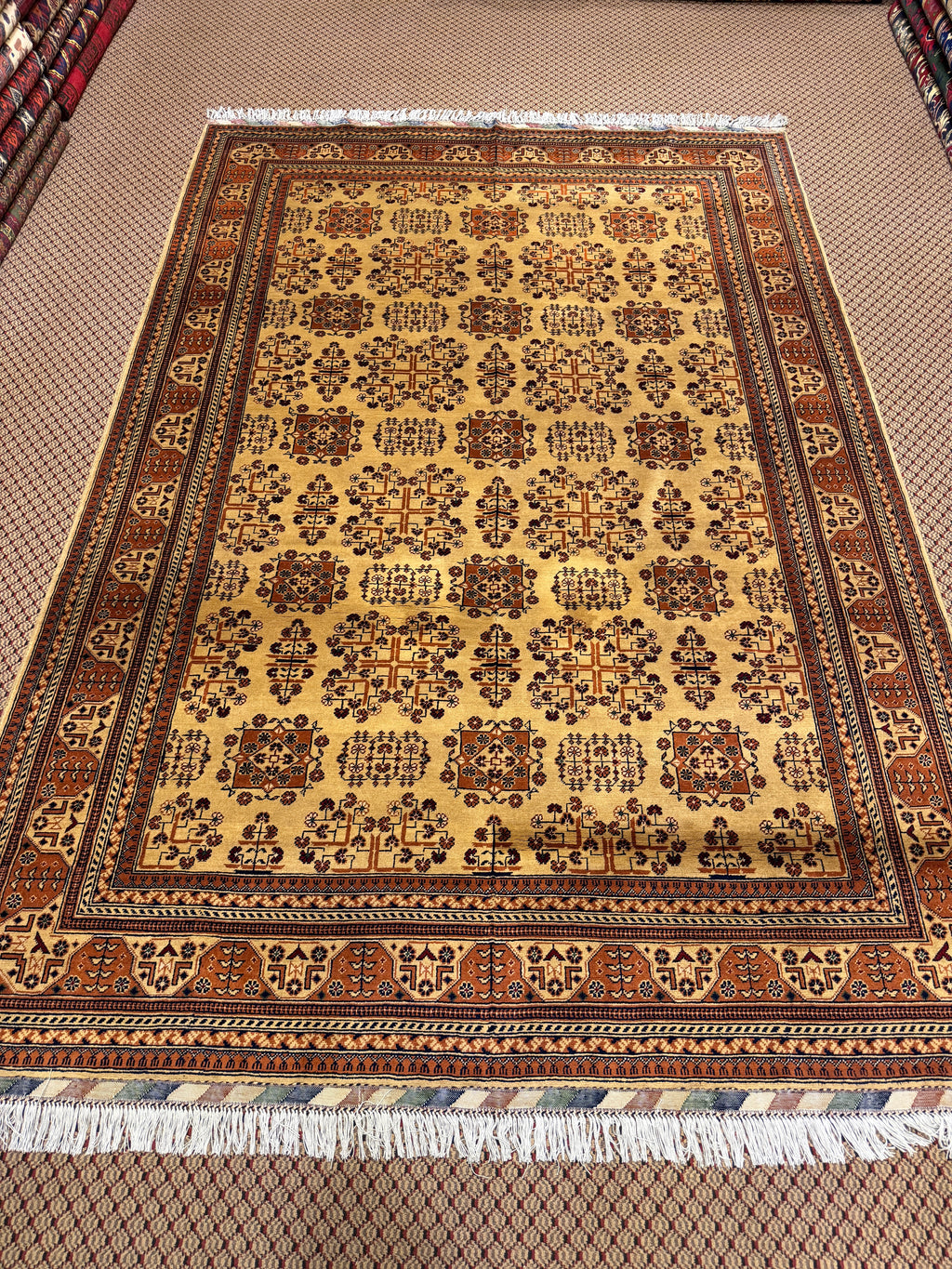 Beshir – Gold & Rust Tree Medallion