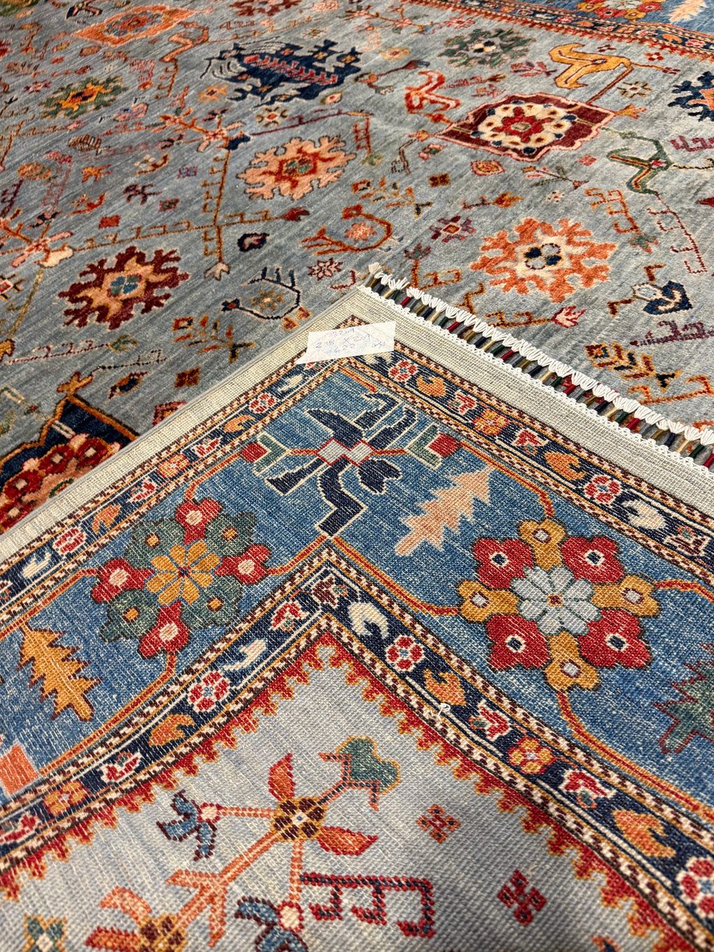 Sultanabad – Slate Blue Scattered Garden