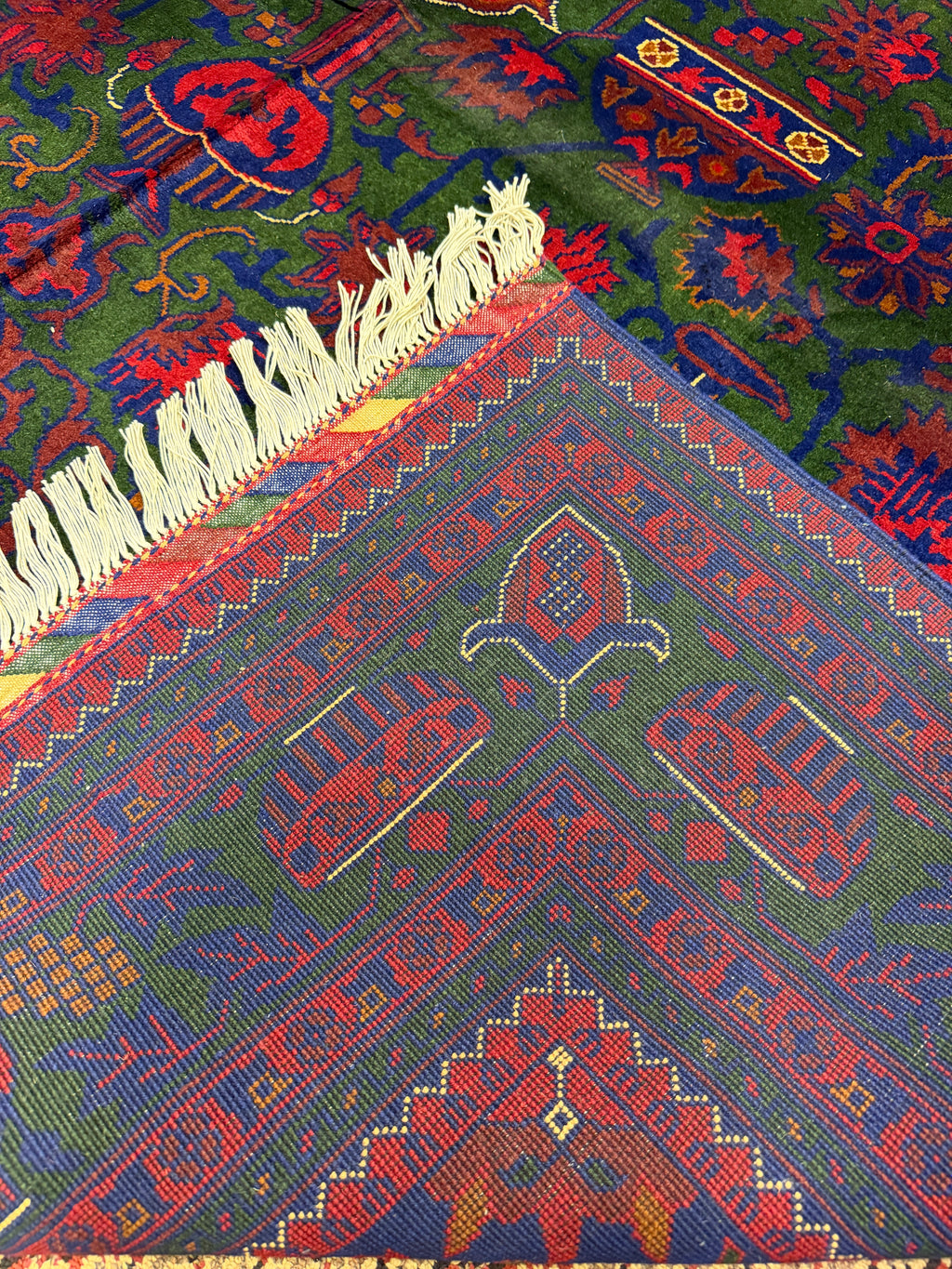 Bidjar – Emerald & Crimson Medallion